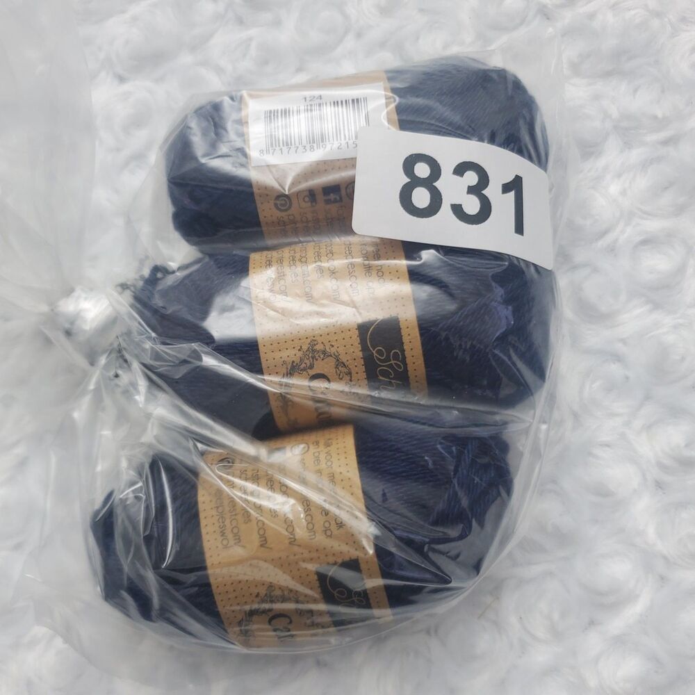Scheepjes Catona Mercerized Yarn 25g / 62.5m Blue Color Code 124 New